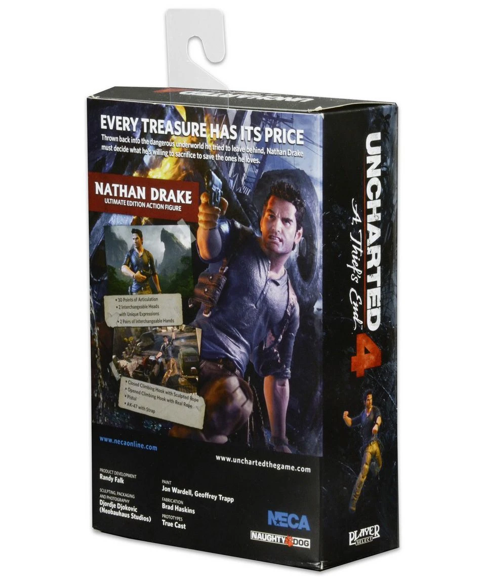 NECA Uncharted 4 - A Thiefs End - Ultimate Nathan Drake Actionfigur 5 NECA Uncharted 4 - A Thiefs End - Ultimate Nathan Drake Actionfigur – Bild 3