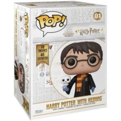 FUNKO POP! - Harry Potter Mit Hedwig Figur - Harry Potter 46cm -Spielzeug Puppen Geschäft 1 funko pop figure harry potter harry potter supersized 18 box
