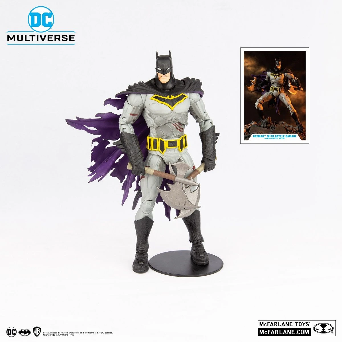 DC Multiverse - Batman With Battle Damage Actionfigur 4 DC Multiverse - Batman With Battle Damage Actionfigur – Bild 2