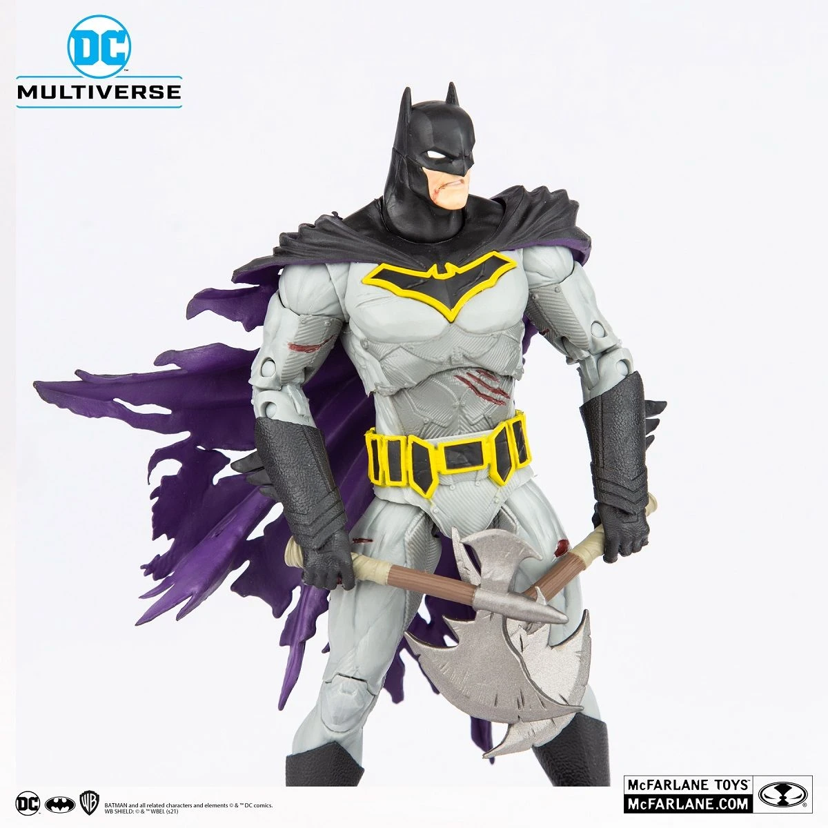DC Multiverse - Batman With Battle Damage Actionfigur 8 DC Multiverse - Batman With Battle Damage Actionfigur – Bild 6