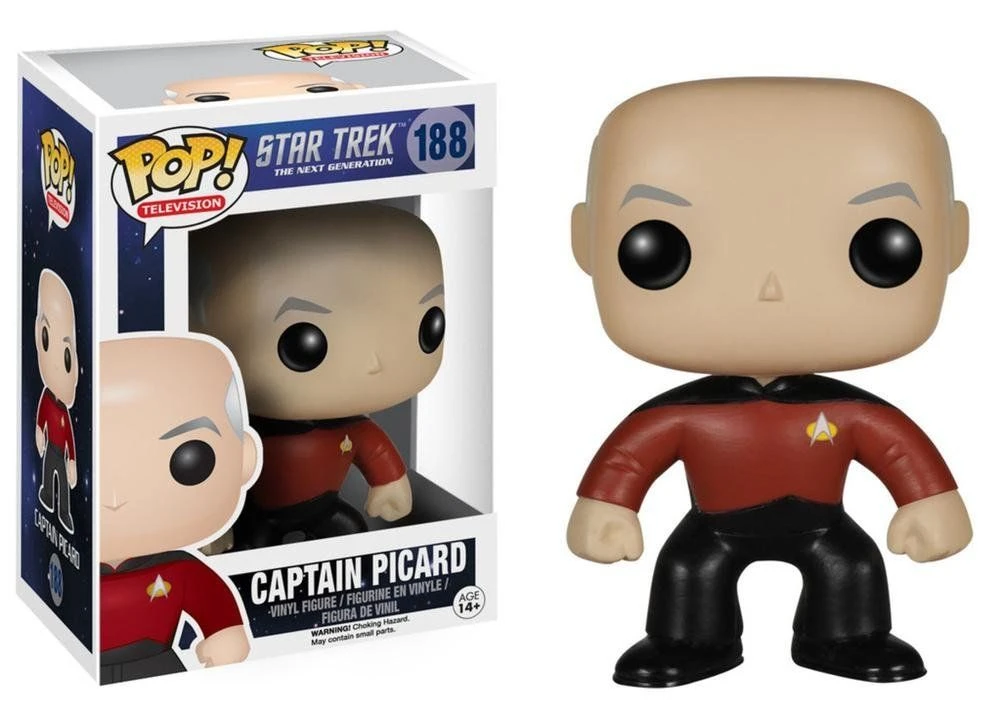 FUNKO POP! - Star Trek - Captain Picard Figur 3 FUNKO POP! - Star Trek - Captain Picard Figur