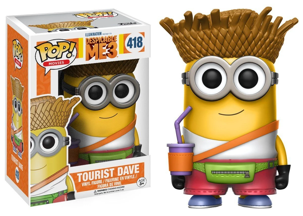 FUNKO POP! - Despicable Me 3 - Tourist Dave Figur 3 FUNKO POP! - Despicable Me 3 - Tourist Dave Figur