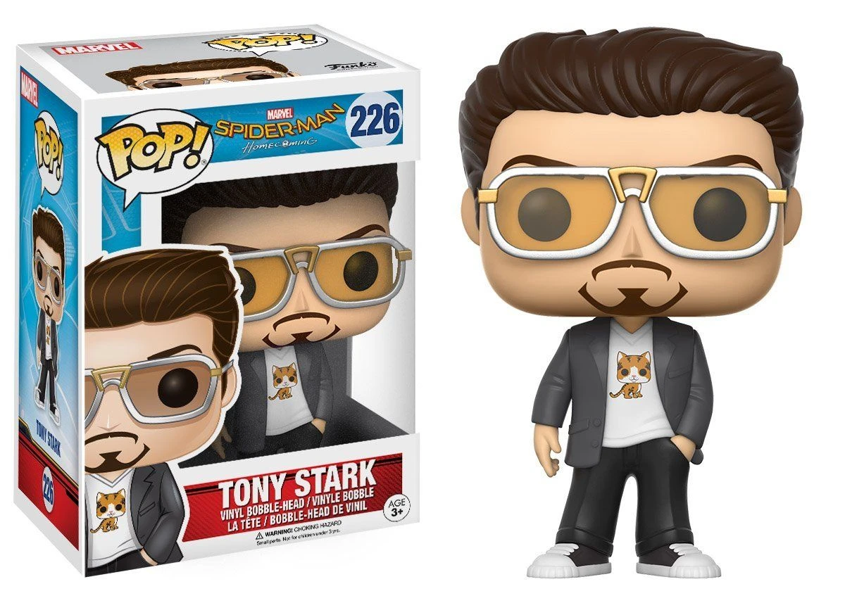 FUNKO POP! - Spider-Man Homecoming - Tony Stark Figur 3 FUNKO POP! - Spider-Man Homecoming - Tony Stark Figur