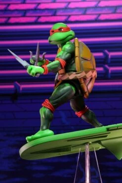 NECA Teenage Mutant Ninja Turtles (1990 Video-Game) - Raphael Actionfigur -Spielzeug Puppen Geschäft 54116 5