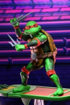 NECA Teenage Mutant Ninja Turtles (1990 Video-Game) - Raphael Actionfigur -Spielzeug Puppen Geschäft 54116 6