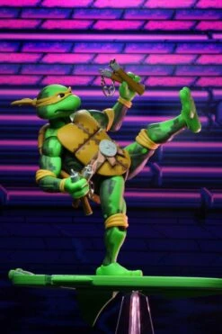 NECA Teenage Mutant Ninja Turtles (1990 Video-Game) - Michelangelo Actionfigur -Spielzeug Puppen Geschäft 54117 4