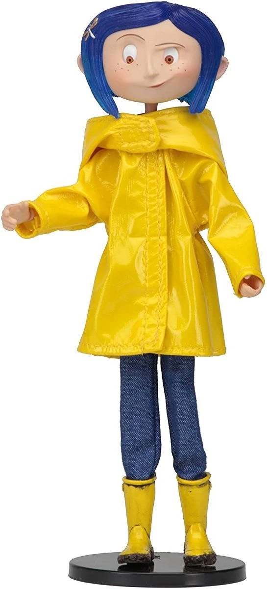 NECA Coraline In Rain Coat Puppe - Bendy Fashion Doll 3 NECA Coraline In Rain Coat Puppe - Bendy Fashion Doll