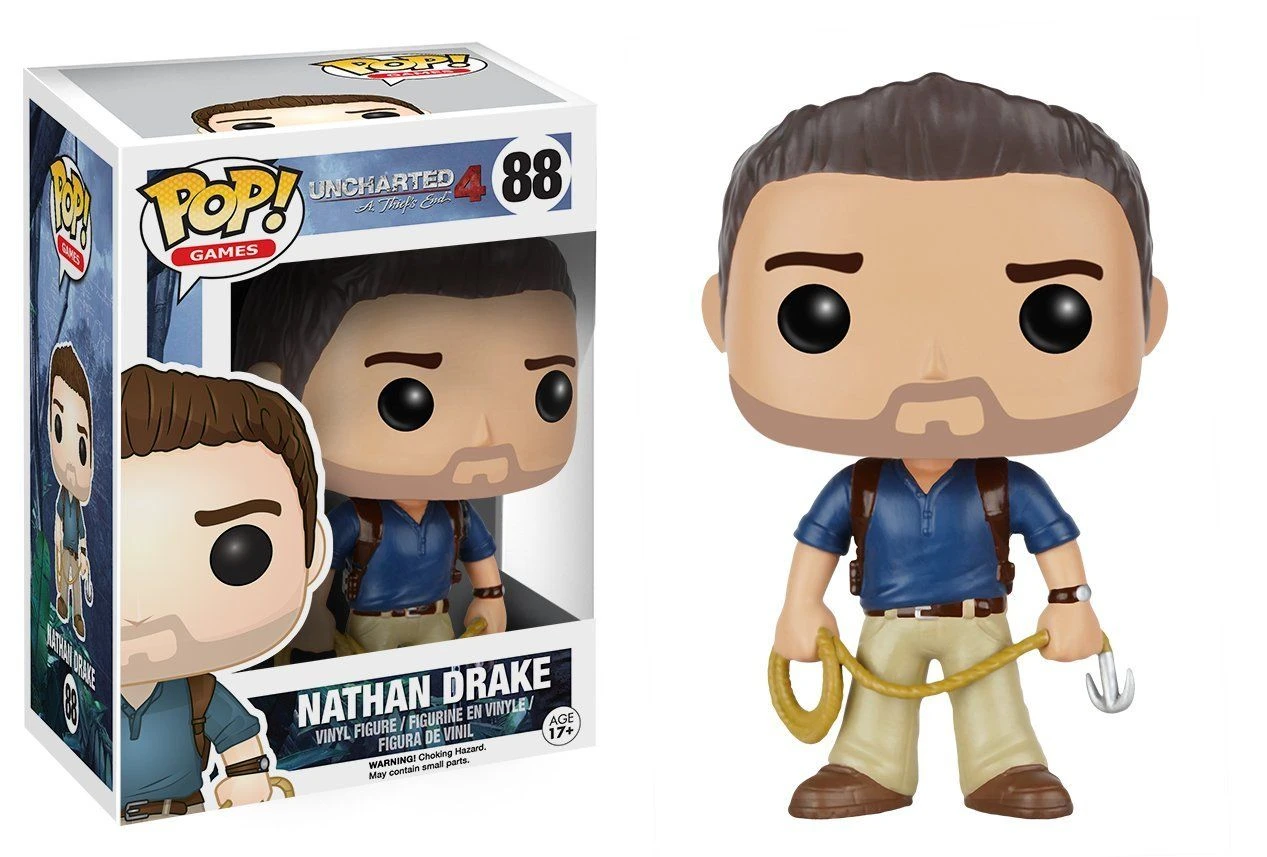 FUNKO POP! - Uncharted 4 - Nathan Drake Figur 3 FUNKO POP! - Uncharted 4 - Nathan Drake Figur