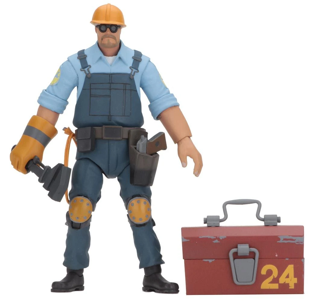 NECA Team Fortress 2 Action-Figur Serie 3.5 BLU - The Engineer 3 NECA Team Fortress 2 Action-Figur Serie 3.5 BLU - The Engineer