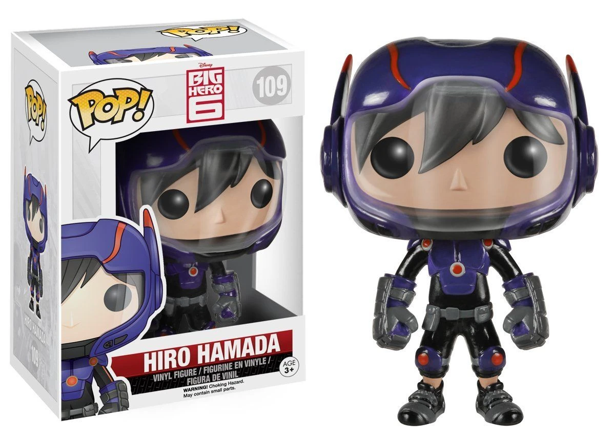 FUNKO POP! - Big Hero 6 - Hiro Hamada Figur 3 FUNKO POP! - Big Hero 6 - Hiro Hamada Figur
