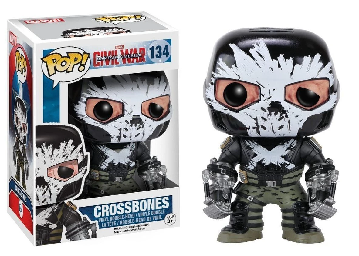 FUNKO POP! - Captain America Civil War - Crossbones Figur 3 FUNKO POP! - Captain America Civil War - Crossbones Figur