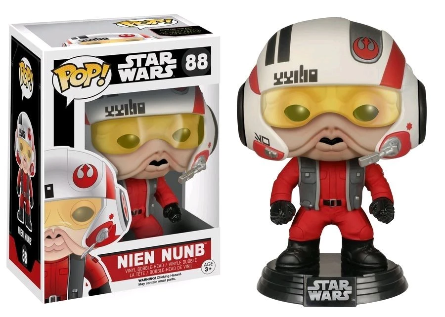 FUNKO POP! - Star Wars Episode 7 - Nien Nunb Figur Mit Helm 3 FUNKO POP! - Star Wars Episode 7 - Nien Nunb Figur Mit Helm