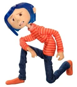 NECA Coraline Articulated Figur - Coraline In Striped Shirt And Jeans