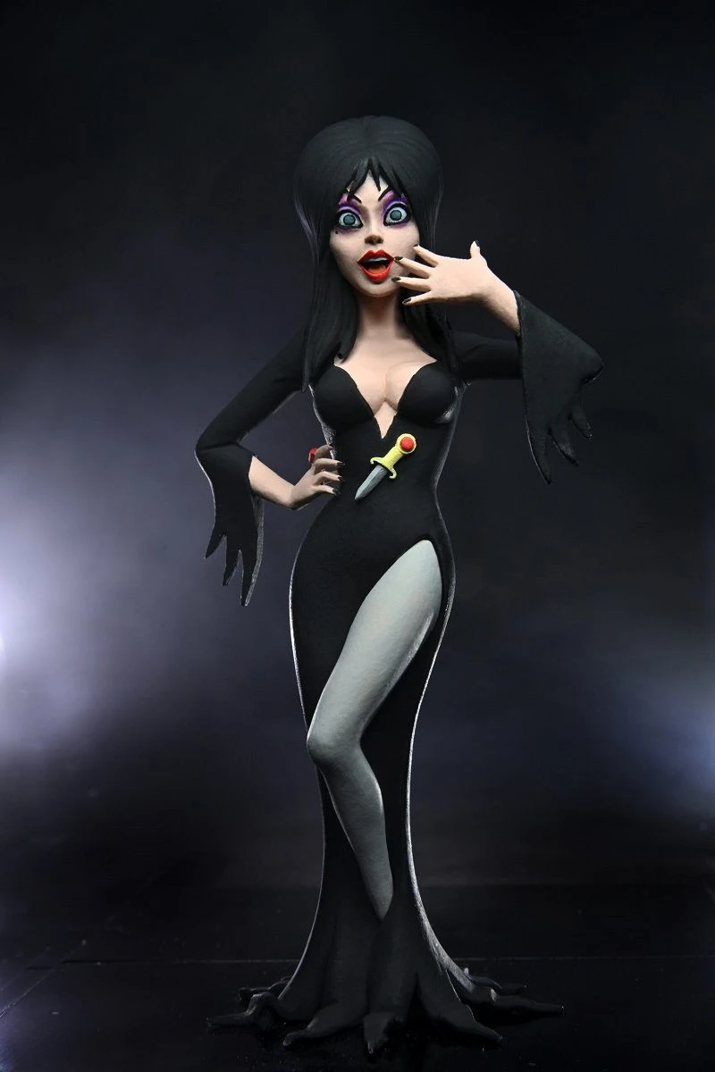 NECA Toony Terrors Series 6 - Elvira Figur 7 NECA Toony Terrors Series 6 - Elvira Figur – Bild 5