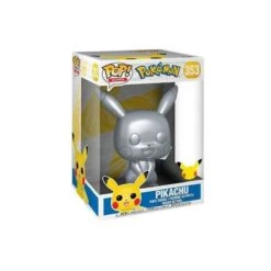 FUNKO POP! - Pokémon - Pikachu Metallic Figur 25cm -Spielzeug Puppen Geschäft figurine funko pop jumbo pokemon pikachu dd