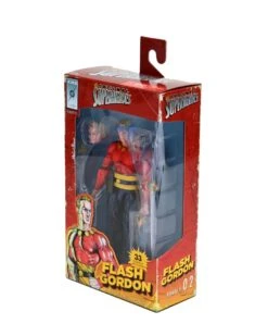 NECA The Original Superheroes S1 - Flash Gordon Actionfigur -Spielzeug Puppen Geschäft flash pkg1 scaled 1
