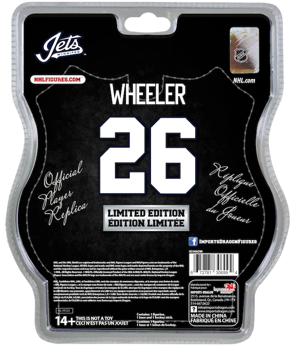 NHL - Winnipeg Jets - Blake Wheeler - Figur 8 NHL - Winnipeg Jets - Blake Wheeler - Figur – Bild 6