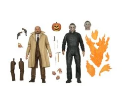 NECA Halloween 2 Figuren - Ultimate Michael Myers & Dr Lomis 2-Pack