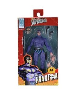 NECA The Original Superheroes S1 - The Phantom Actionfigur -Spielzeug Puppen Geschäft phantom pkg3 scaled 2